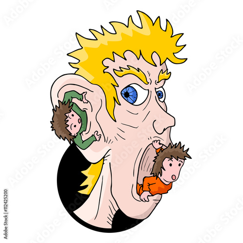 creative cartoon character