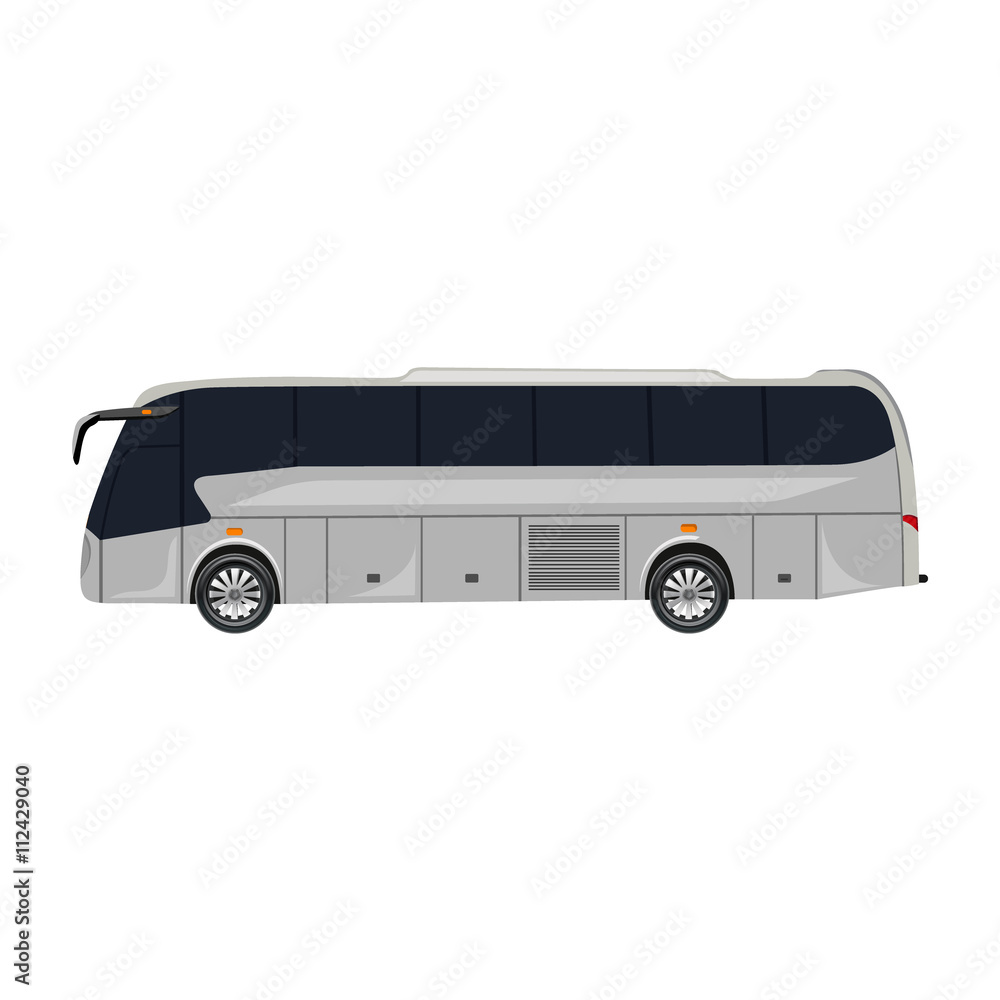 tourist bus, vector illustration