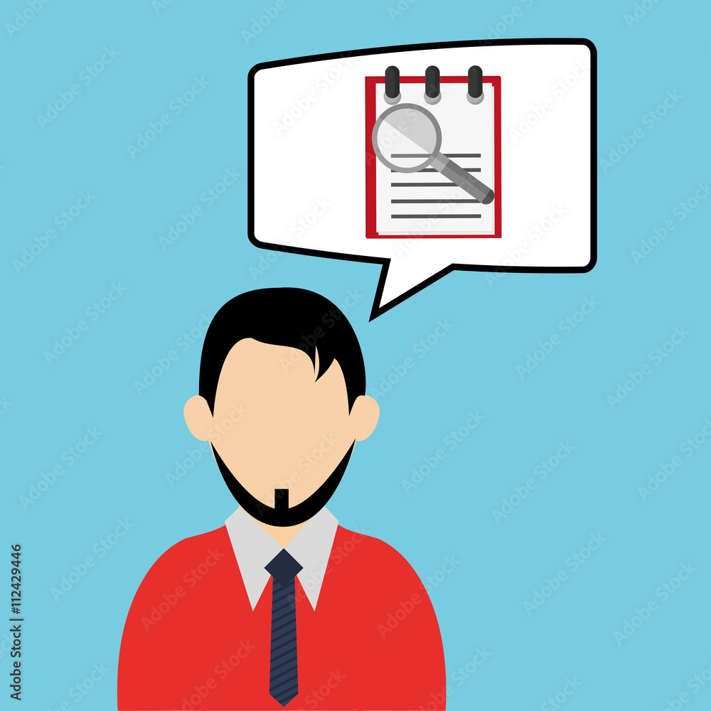 businessman design. corporate icon. Isolated illustration businessman design. corporate icon. Isolated illustration