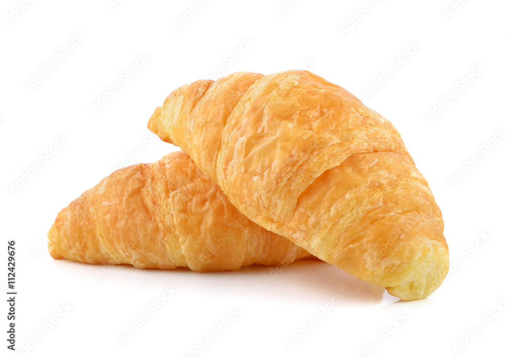 Croissant isolated on white background Croissant isolated on white background