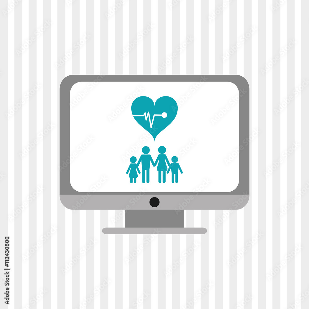Insurance design. Protection icon. Flat illustration Insurance design. Protection icon. Flat illustration