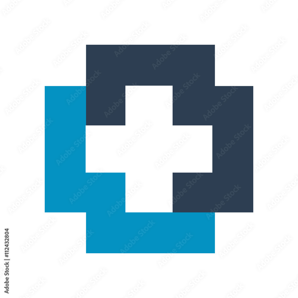 Medical logo icon vector Medical logo icon vector