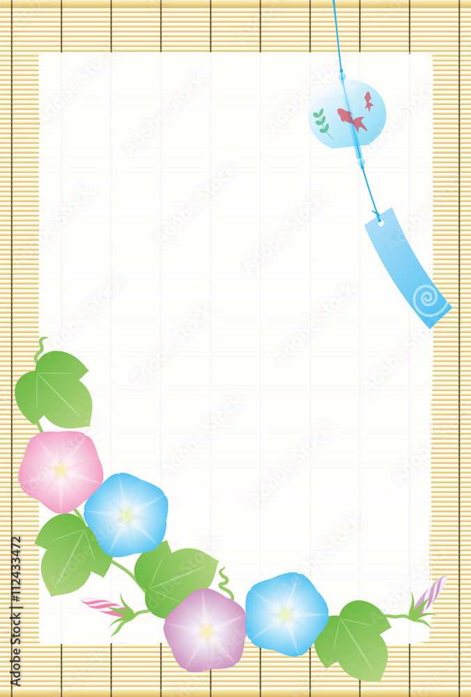 朝顔 風鈴 簾 金魚 夏 イラスト Stock Vector Adobe Stock 朝顔 風鈴 簾 金魚 夏 イラスト Stock Vector Adobe Stock