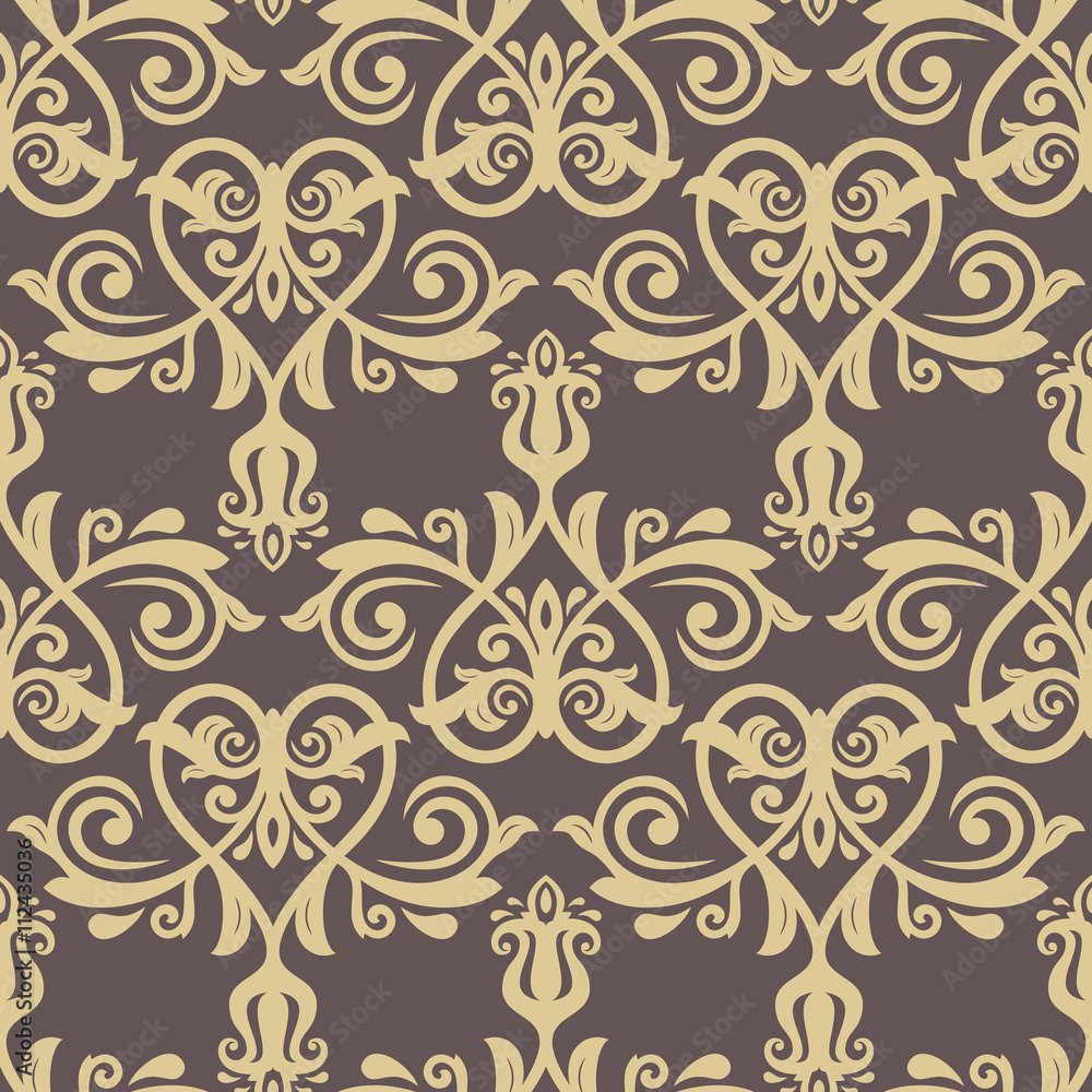 Oriental classic golden pattern. Seamless abstract background Oriental classic golden pattern. Seamless abstract background