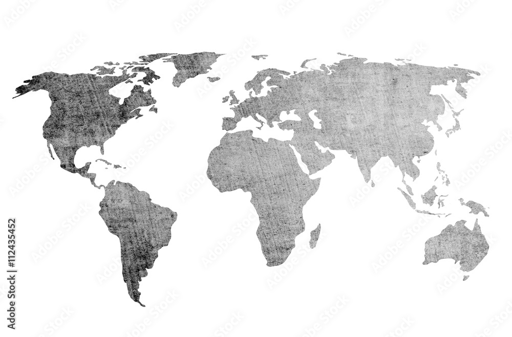 Fototapeta premium world map vintage artwork