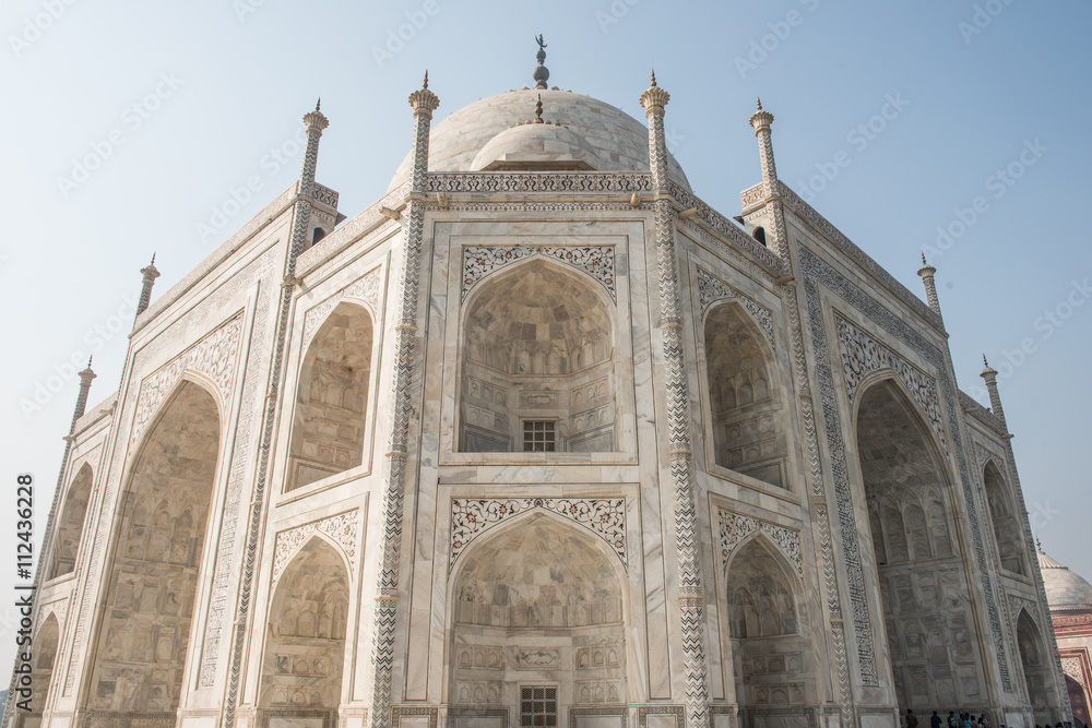Wall Architecture Outside Taj Mahal