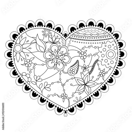 heart coloring