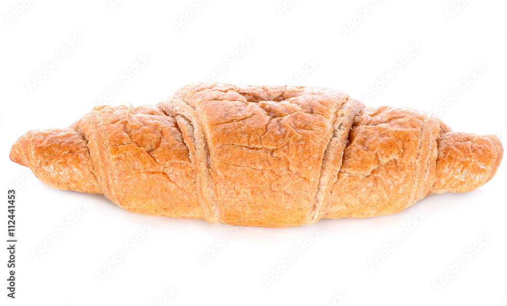 croissant on white  background