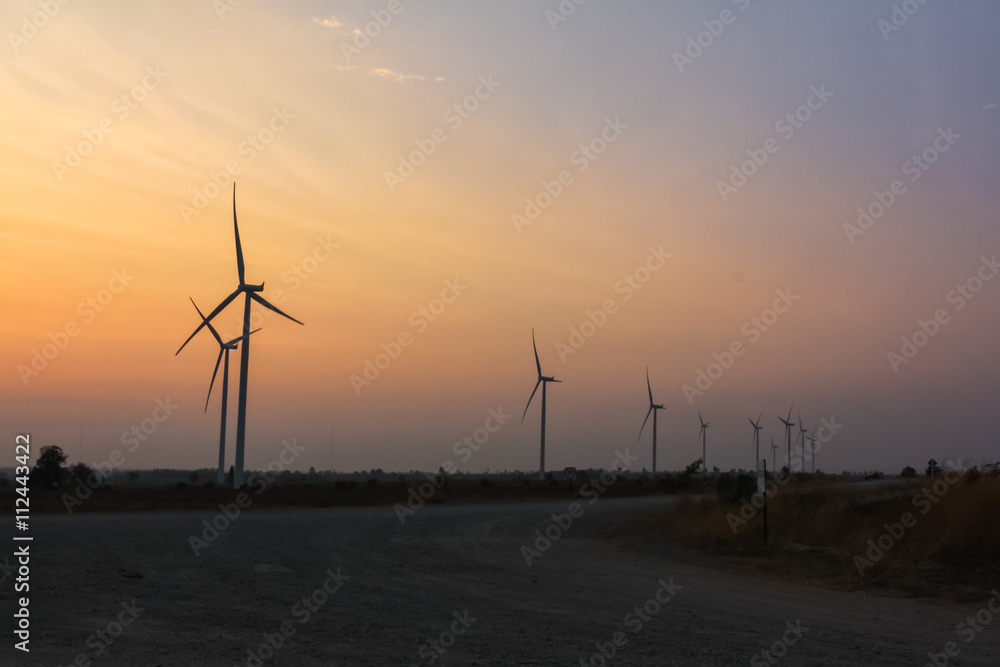  Wind generator farm in Thailand