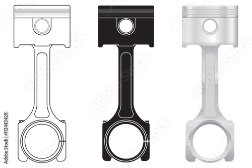 Piston. Vehicle spare parts