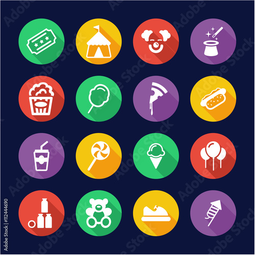 Fair Icons Flat Design Circle