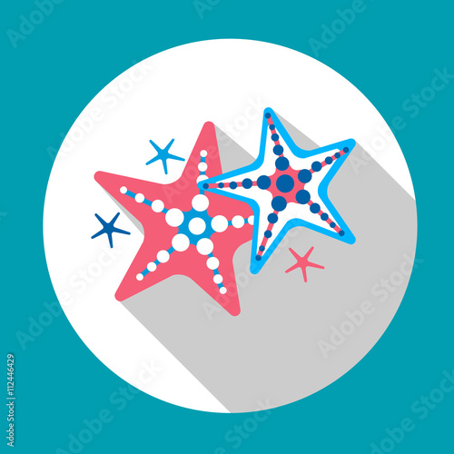 Star Starfish Icon Summer Marine Beach Sea Ocean Tropical Vacation Holiday 