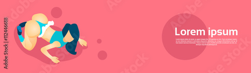 Twerk Booty Dancer Modern Girl Performer Dance Banner Copy Space
