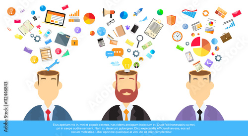 Businessmen Thinking Business Ideas Inspiration