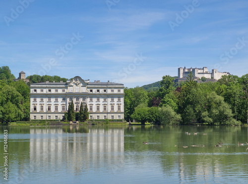 Schloss und Weiher Leopoldskron / Salzburg / Österreich