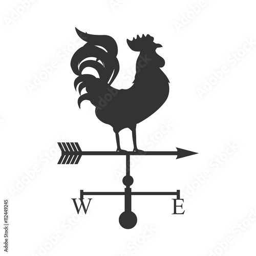 Rooster weather vane