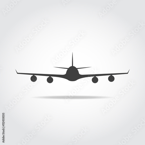 Front plane icon