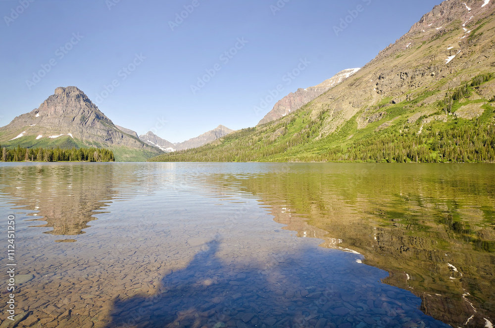 Two Medicine Lake at Glacier National Park