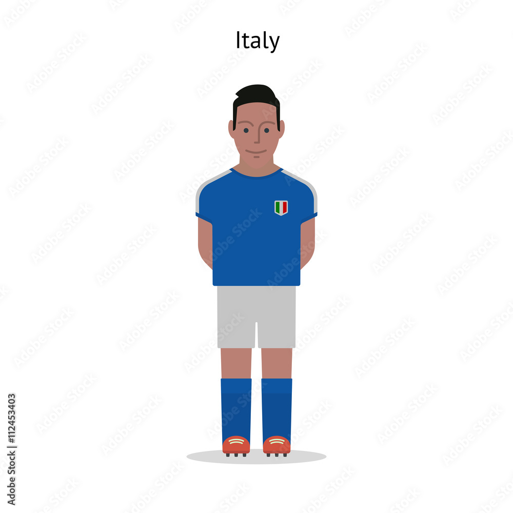 Football kit. Italy