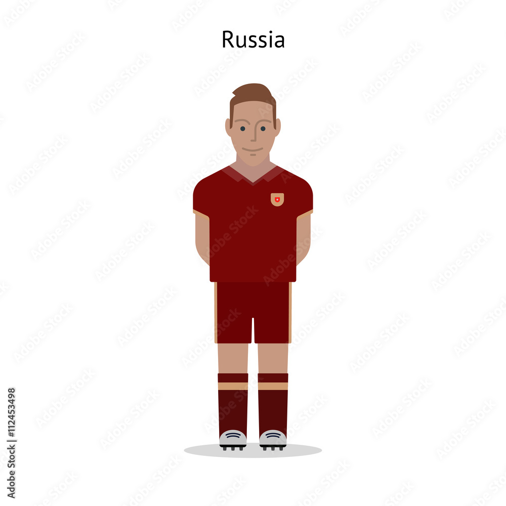 Football kit. Russia