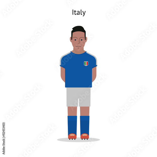 Football kit. Italy