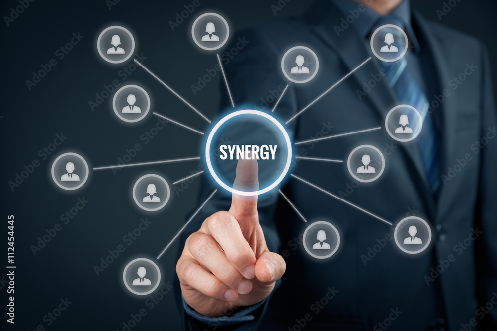 Synergy concept Synergy concept