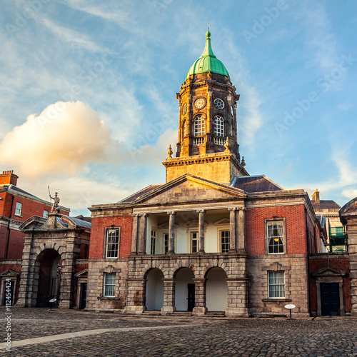 Photography Dublin castle hall in the evening