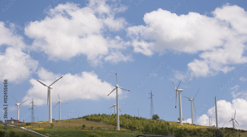 Wind turbine, energy power