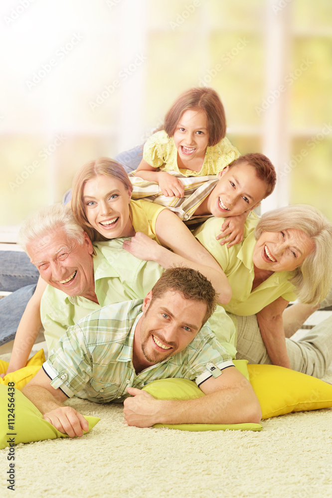 happy family at home happy family at home