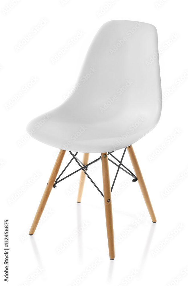 White chair, isolated on white White chair, isolated on white