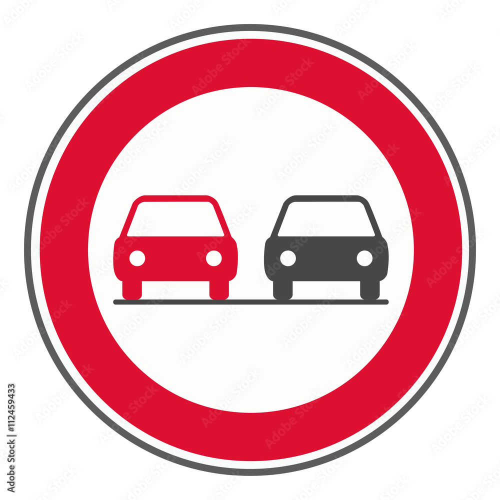 Schild Überholverbot Schild Überholverbot