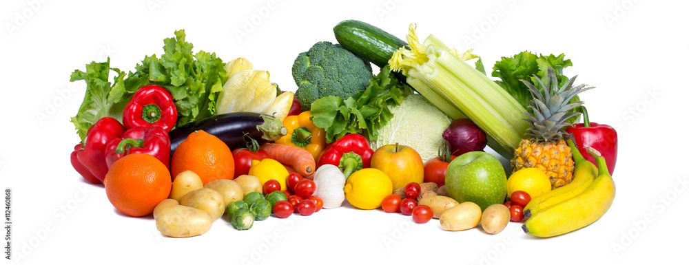 Fototapeta Zdrowi warzywa jako panoramy tło