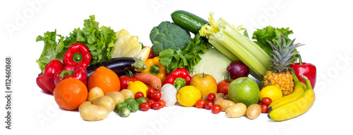 Gesundes Gemüse als Panorama Hintergrund