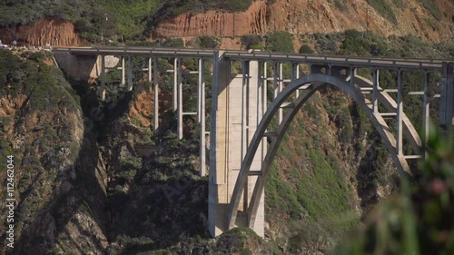 Pull out shot of Bixby creek bridge