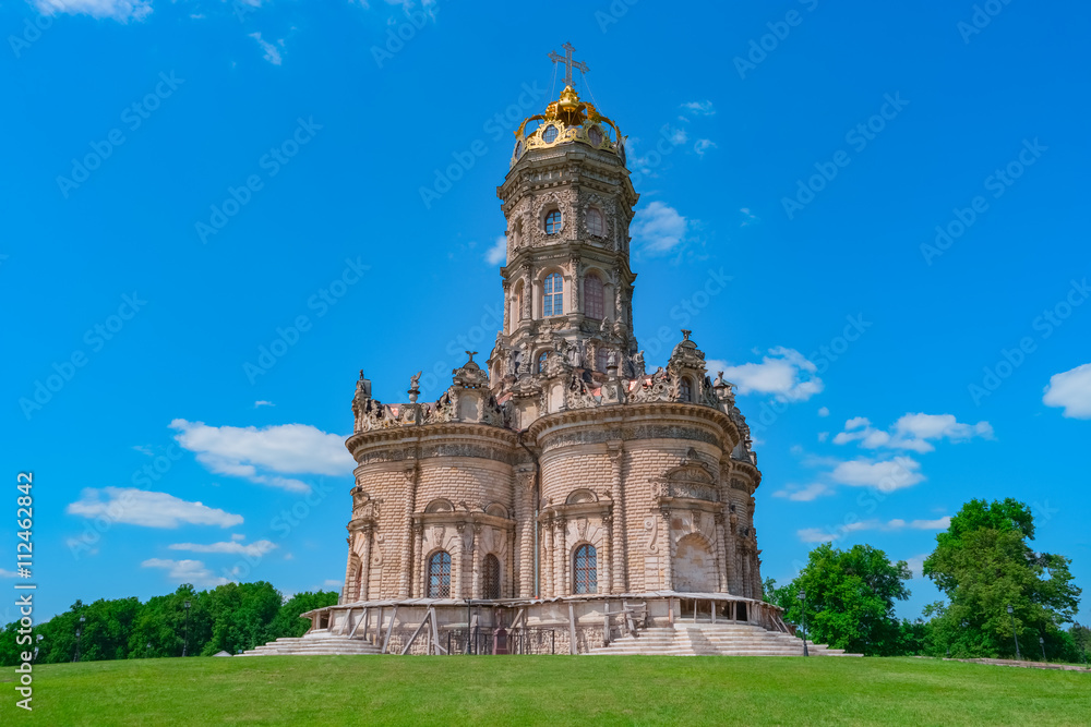 Orthodox Church of Holy Virgin in baroque style, Dubrovitsy, Podolsk, Moscow region, Russia