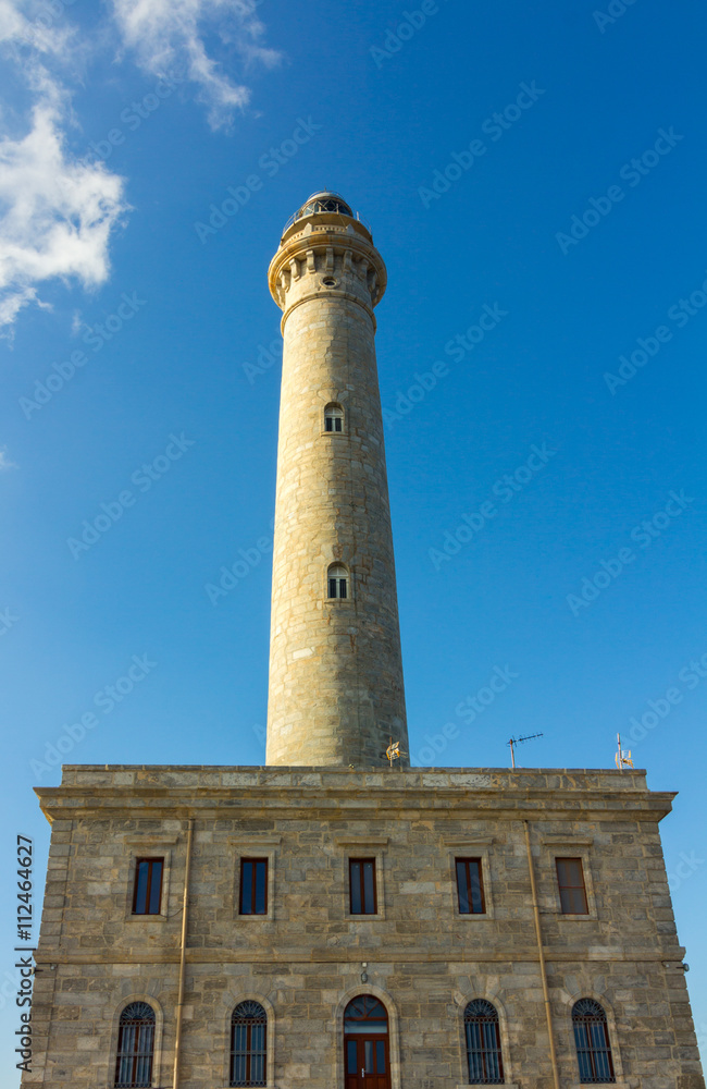 lighthouse at Cabo de Palos in Murcia Spain