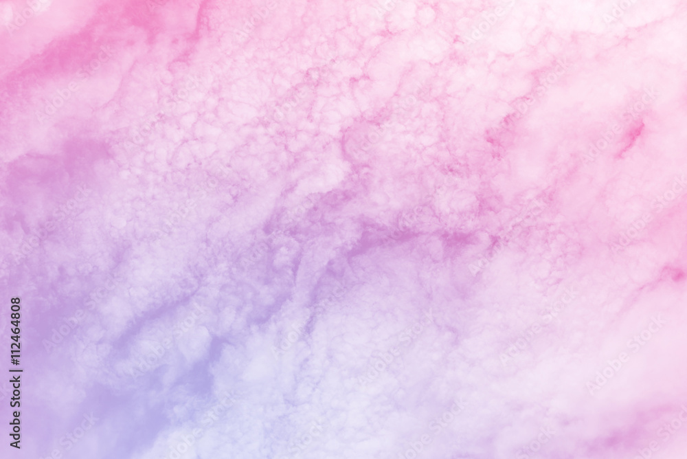 cloud background with a pastel colored

