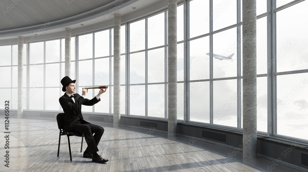 Fototapeta premium Searching for perspectives