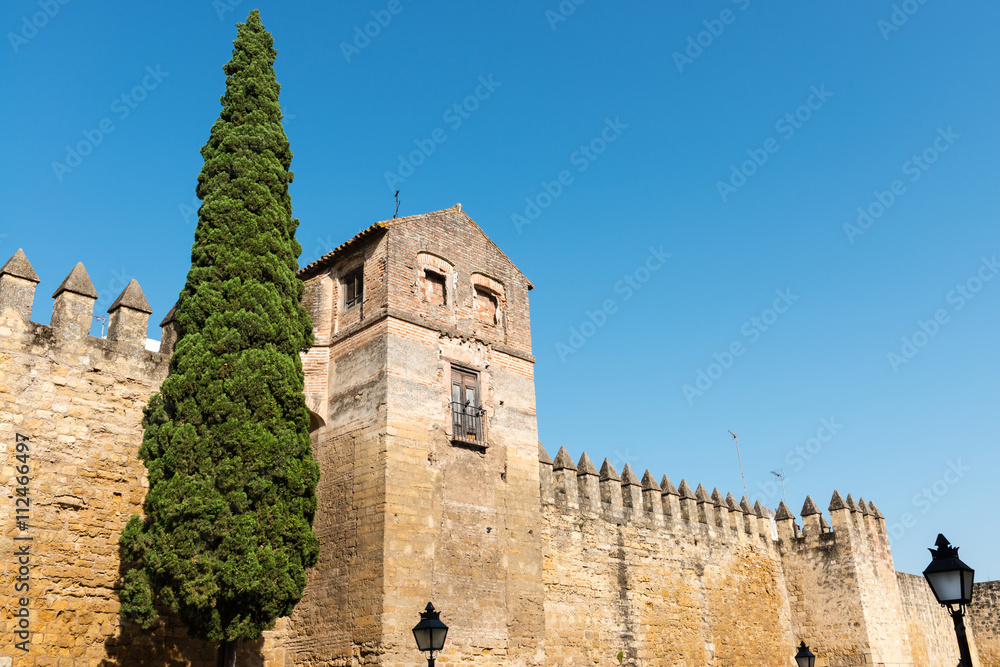 Medieval wall of the city of Cordoba, Spain