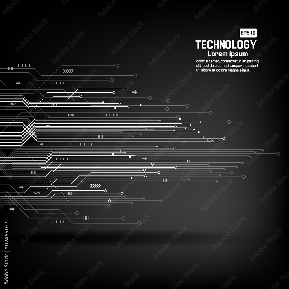 Circuit Board Technology Background Stock Vector Adobe Stock