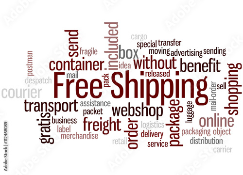 Free Shipping, word cloud concept