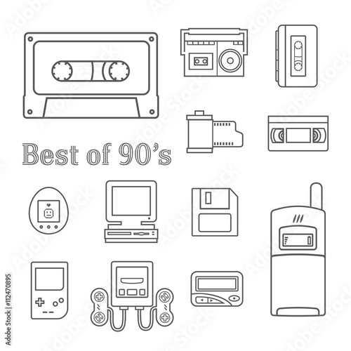 gadget of 90s  icon