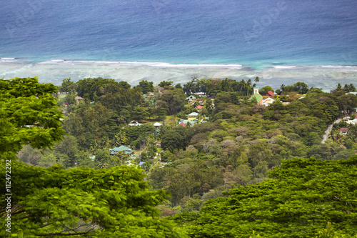 La Digue Coastline  Seychelles