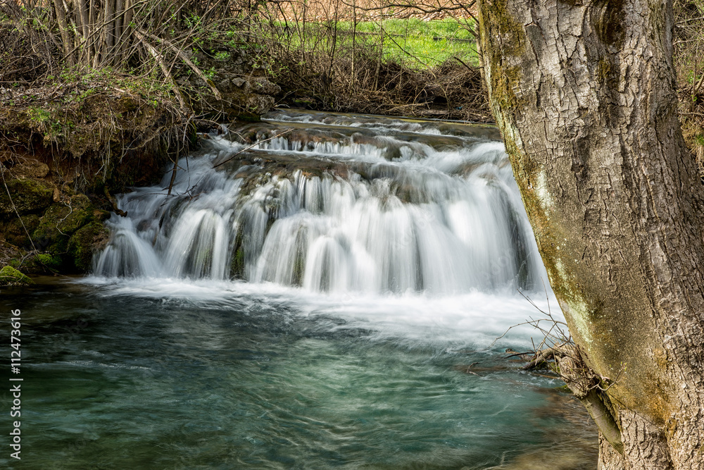 Waterfall on the river Lisina in Serbia