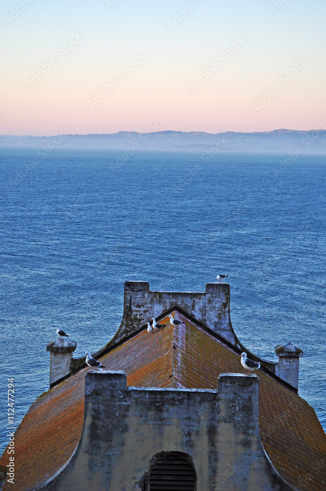 California: la cappella militare sull'Isola di Alcatraz il 13 giugno 2010. L'isola ha ospitato la prigione federale fino al 1963 e ora fa parte dell'area del Golden Gate National Recreation California: la cappella militare sull'Isola di Alcatraz il 13 giugno 2010. L'isola ha ospitato la prigione federale fino al 1963 e ora fa parte dell'area del Golden Gate National Recreation
