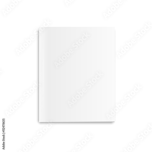 Blank closed magazine