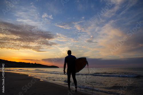 Surfer Sunset