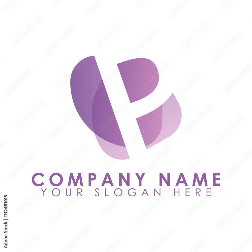 Fototapeta premium Letter P Logo 