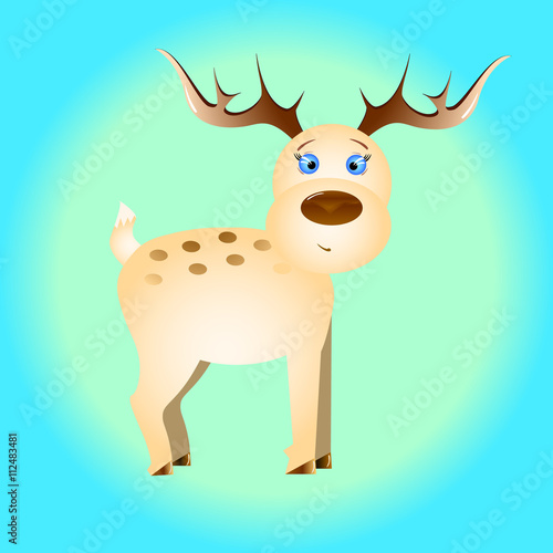 Cute deer character