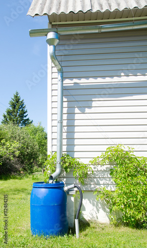 metal pipes for draining rainwater